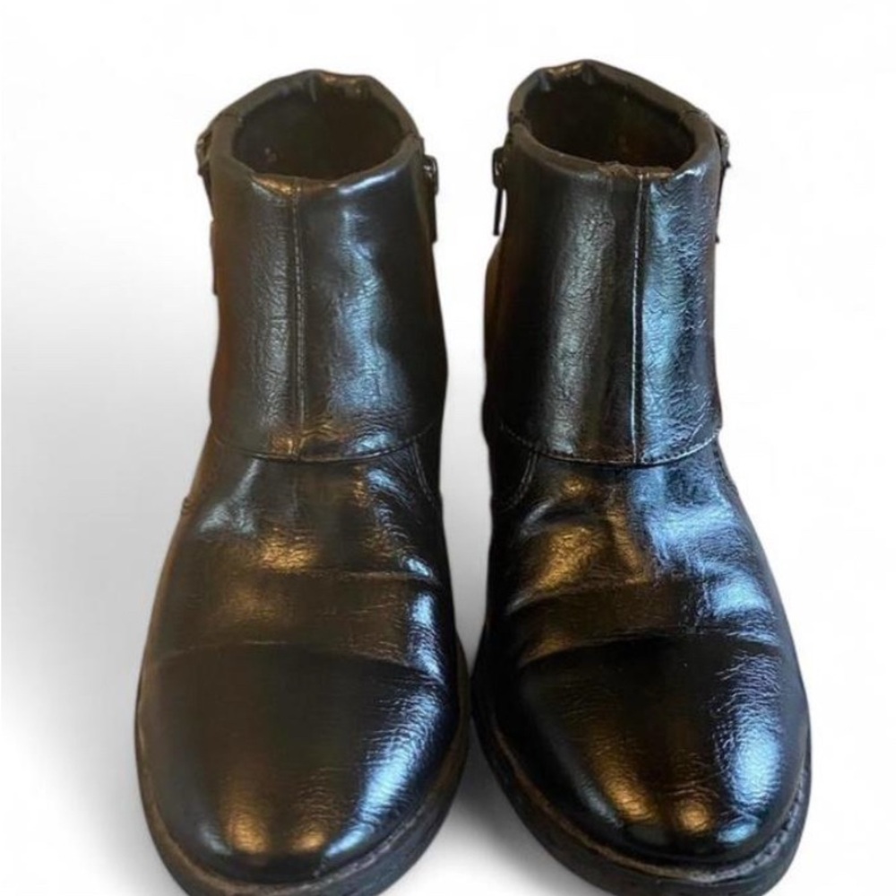b.o.c. Black Heeled Boots - Picture 2 of 6